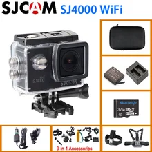 Оригинальная Экшн-камера SJCAM SJ4000, Wifi, Спортивная DV, 2,0 дюймов, для дайвинга, 30 м, водонепроницаемая, HD 1080 P, экстремальный шлем, видеокамера