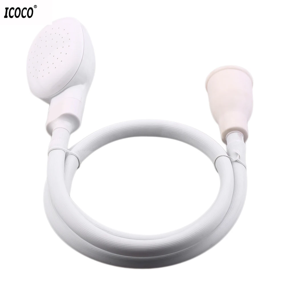 

ICOCO Shower Head Spray Drains Strainer Pet Bath Hose Sink Washing Hair Pet Hairdresser Hair Wash Pet Push Saving Shower