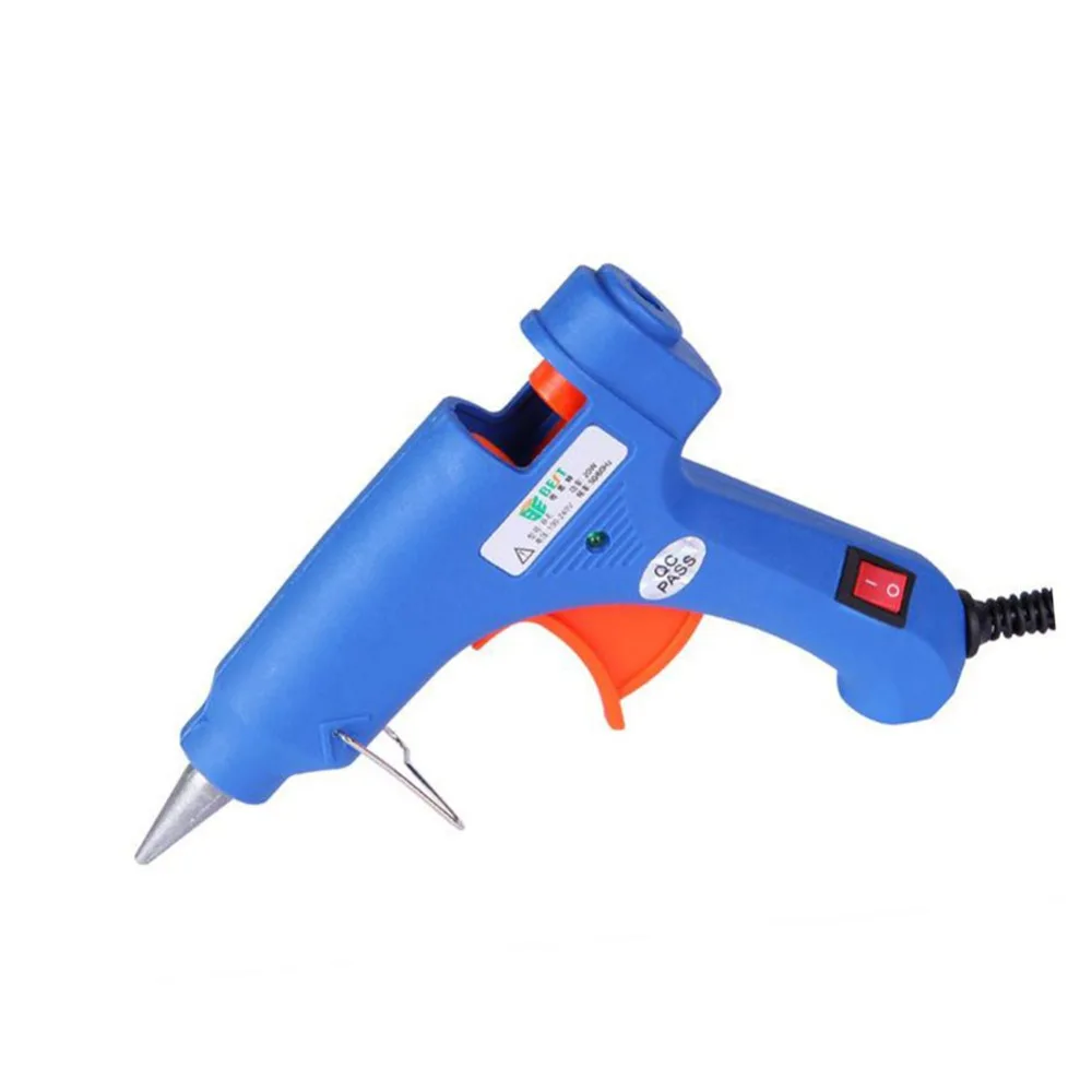 

20W Mini Hot Melt Glue Gun for 7mm Glue Stick Pneumatic Silicone Adhesive Guns Thermo Electric Heat Temperature DIY Graft Tool