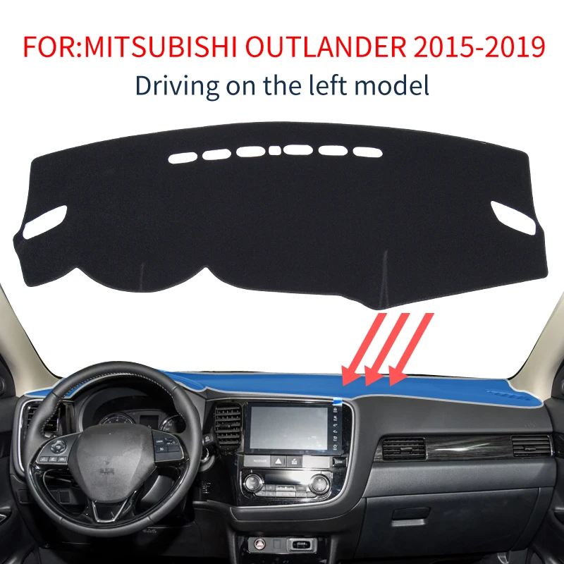 Коврик Smabee для приборной панели Mitsubishi Outlander 2015 ~ 2018 3rd Gen 2016 2017 Противоскользящий