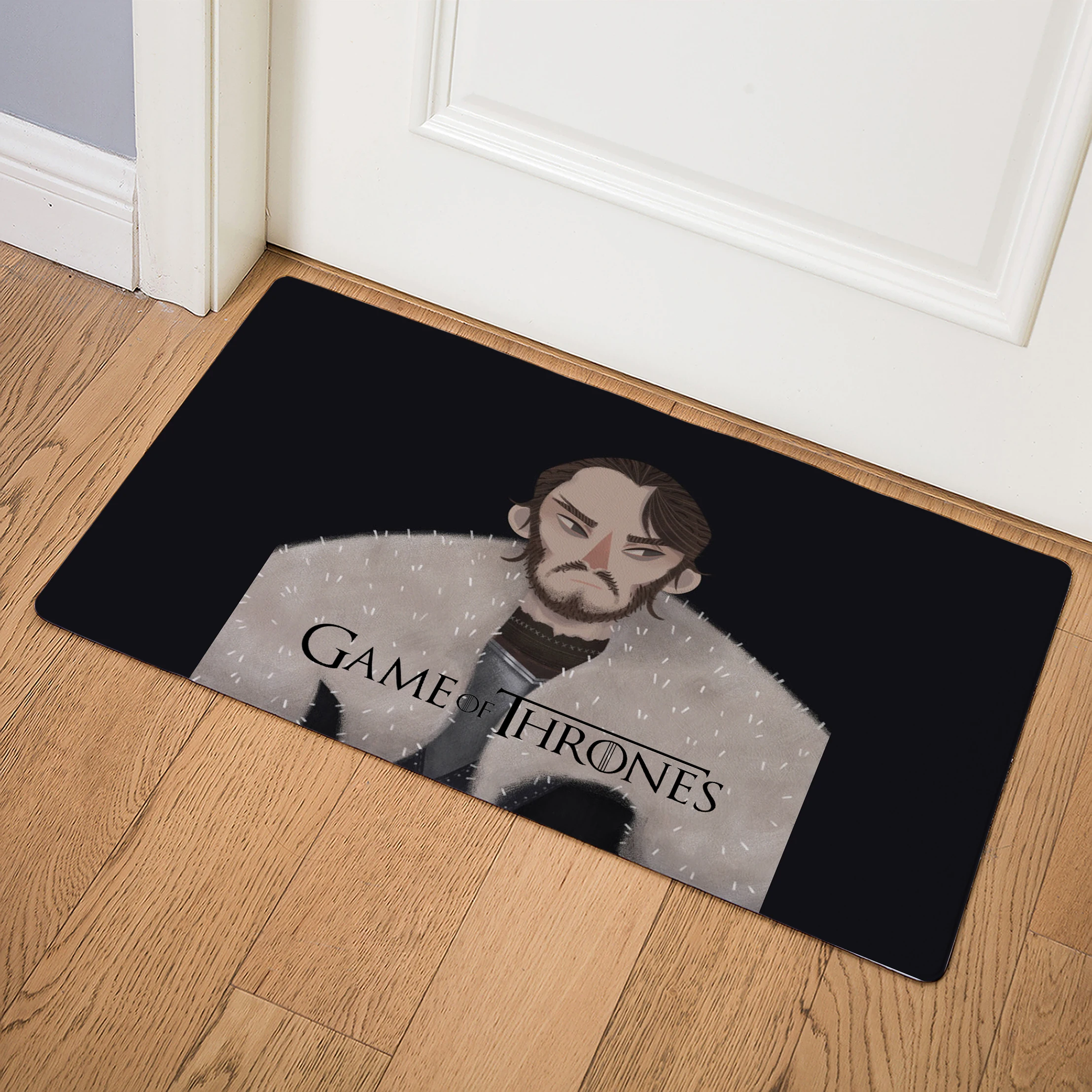 

Game of Thrones Print Door Mat Kitchen Carpet Living Room Hallway Bathroom Entrance Non-slip Floor Mat Home Decor 75cm PU