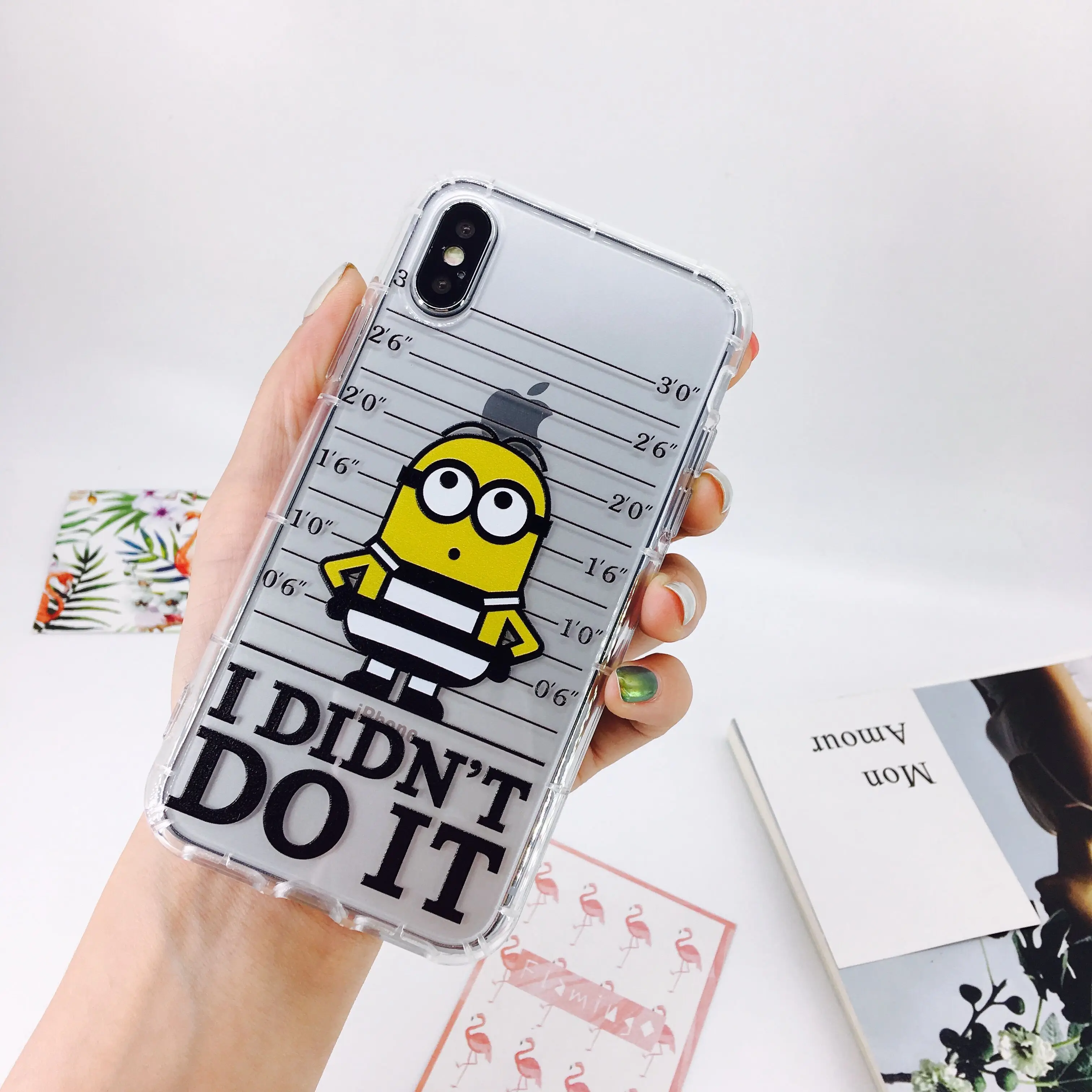 coque iphone 4 minion relief