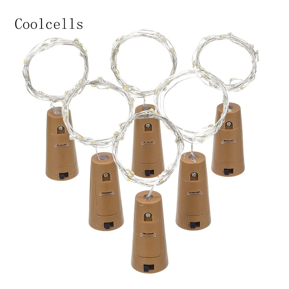 

20LED Chic Cork Shaped Night Light Starry Light Wine Bottle Lamp For Xmas Decor