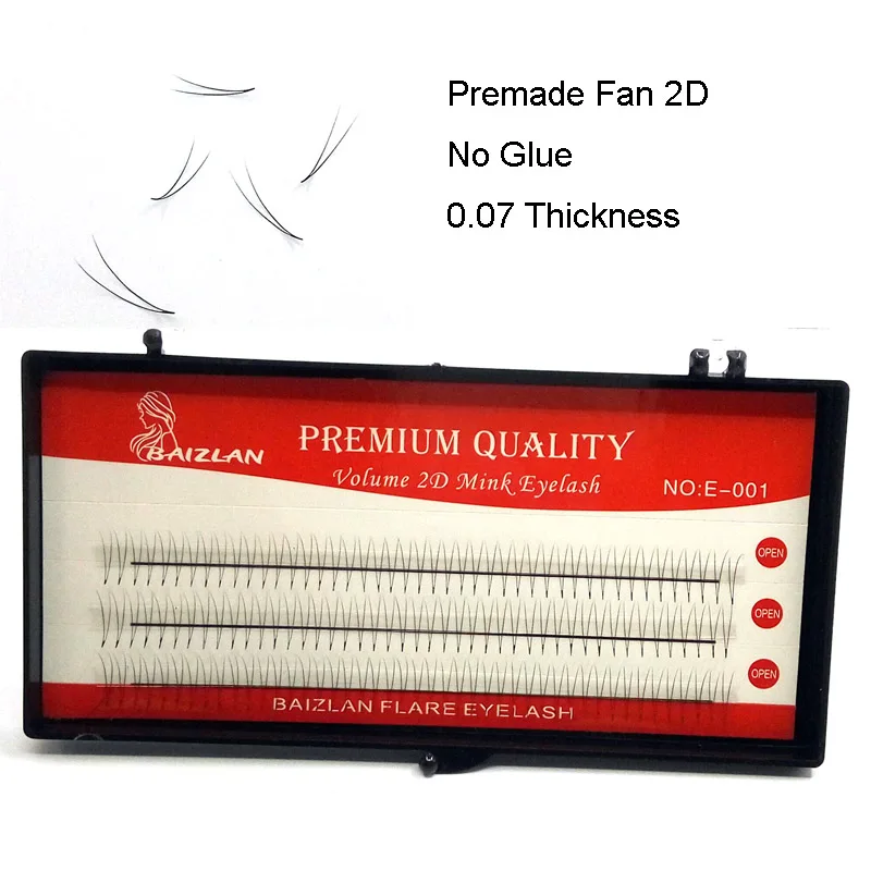 

All Size Premade 2D Russia Volume Eyelashes,Natural Lashes Mink Fake Eyelashes Extension Handmade