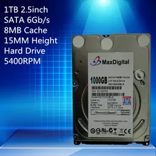 1TB 2.5″ 15mm Height SATA Hard Drive 5400RPM for PC Tower/Server/Mini-ITX/Desktop/Machine Warranty for 1-year