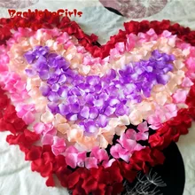 BacklakeGirls Лидер продаж 5000 шт./лот Декорации для свадьбы, праздников Искусственные цветы полиэстер лепестки роз к свадьбе