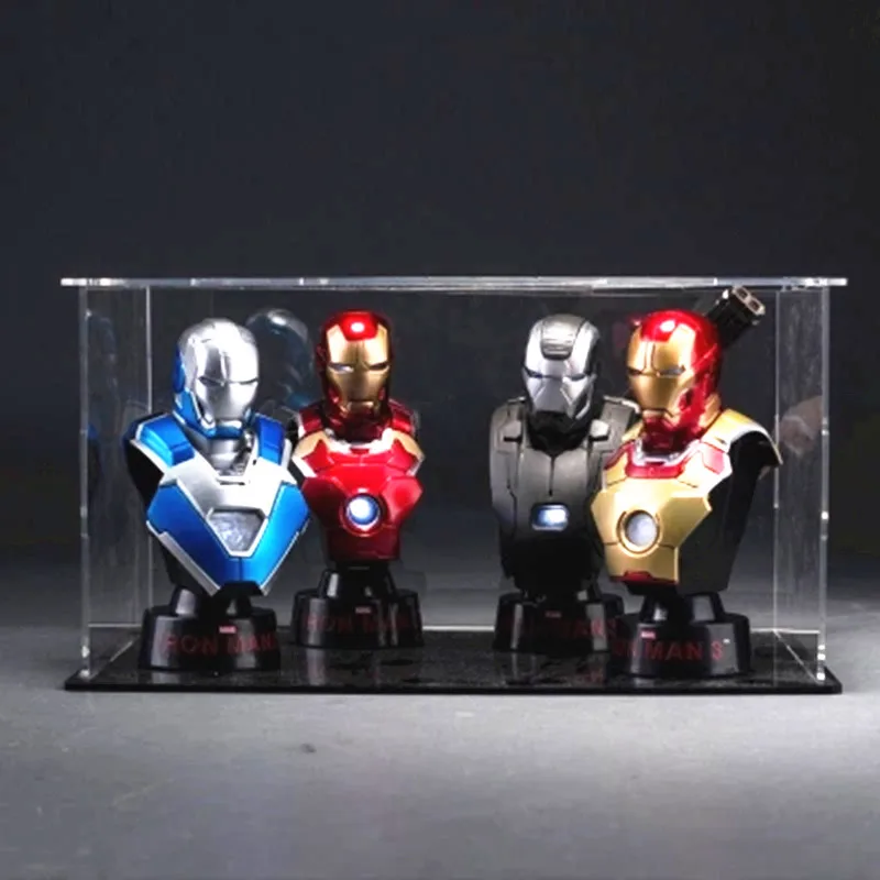 

The Avengers Superhero Iron Man Give Out Light 1/6 Bust Home Furnishing Articles G26
