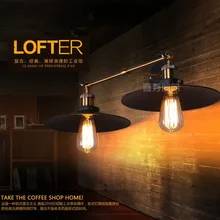 Творческий Ретро двойной настенные светильники LED лампа лофт настенные светильники Гостиная ресторанной индустрии Ретро напряжение AC 90-260 В