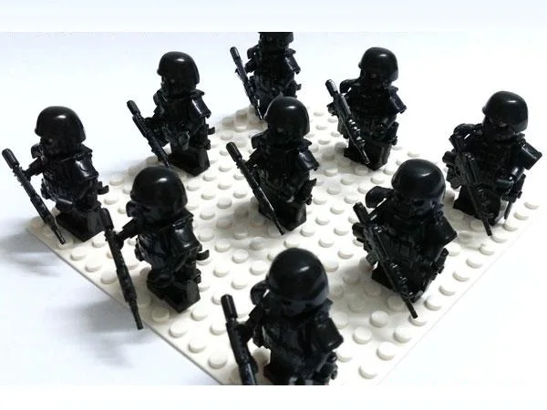 B036 Original Blocks Educational Toys Swat Police Military Weapons Gun Model City Accessories Lepin Mini figures marines weapons original block gun toys swat police military lepin weapons army model kits city compatible lepin mini figures
