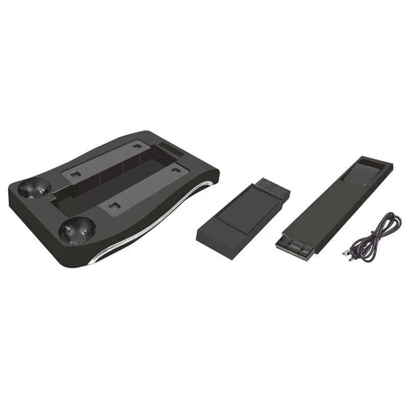  4 in 1 PSVR Storage Stand For PS4 VR PS VR Headset CUH-ZVR2 2th Generation+Charging Station Display