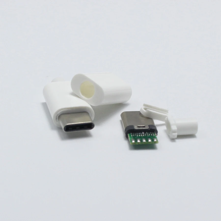 Штепсельная Вилка USB 3 1 типа C папа шт./Лот сварочный Тип флейта 4 в коннектор