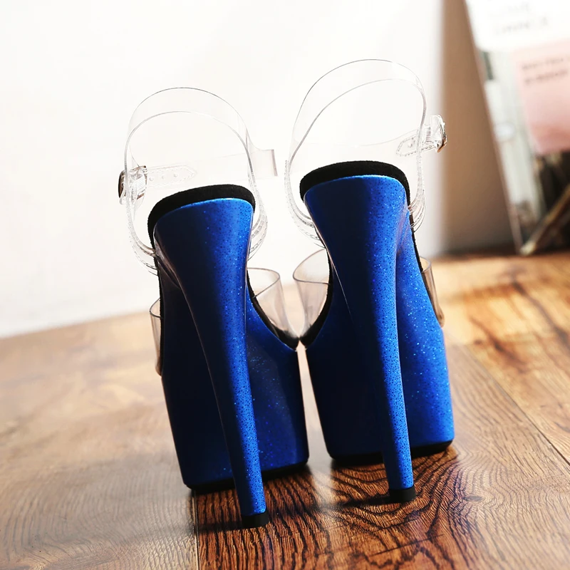 Leecabe/женские туфли-лодочки Mary Jane на платформе высотой 7 дюймов 17 см; пикантные Цветочные шлепанцы с красной подошвой на высоком каблуке; обувь для экзотических танцев; обувь для танцев на шесте