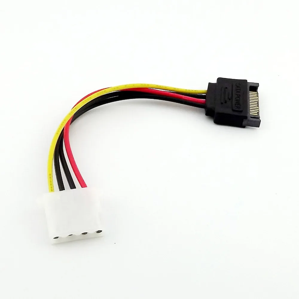 

Serial ATA SATA Male to IDE Female 4-pin Reverse Power Adapter Cable 500pieces