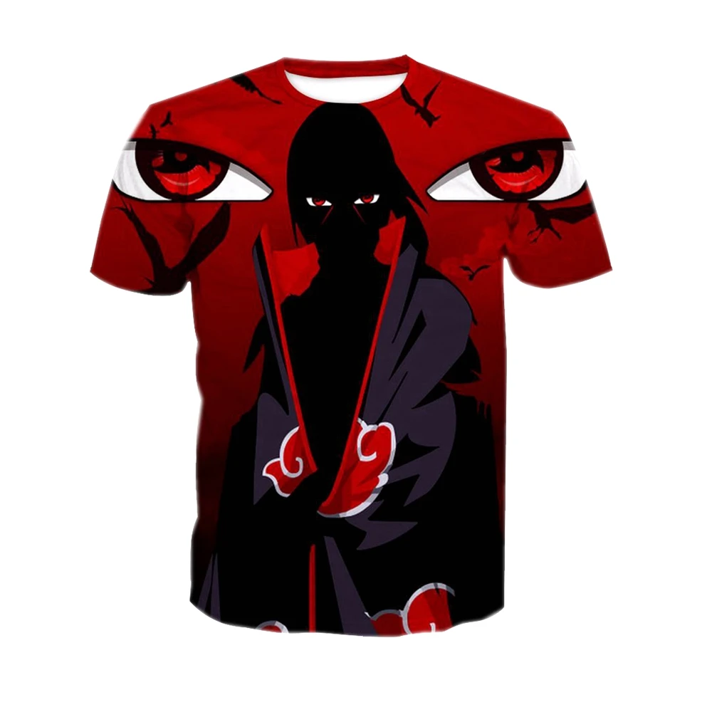 Men T shirt Naruto 3D T-shirt Men's Itachi Uchiha akatsuki Coplay T-shirts Men 3D Naruto t shirt Short Sleeve Harajuku Tops Tees