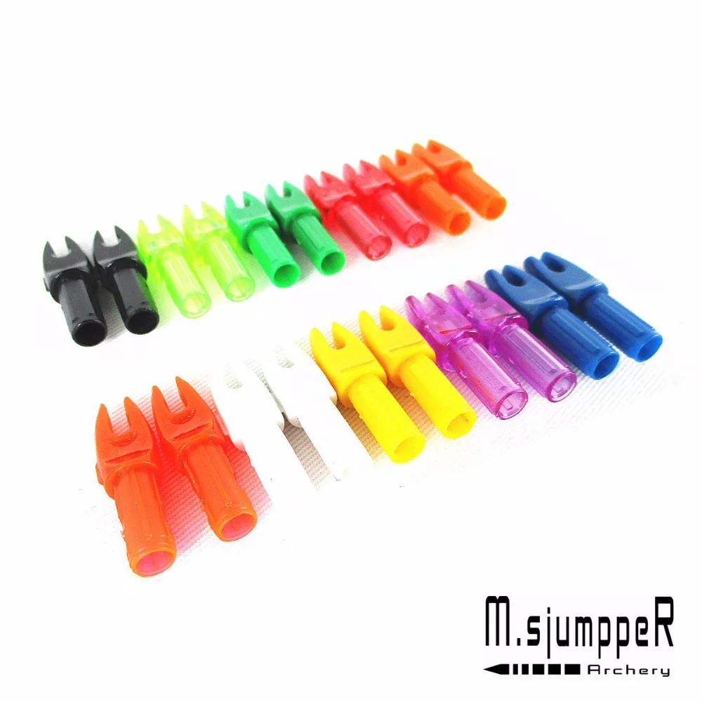 All Colours Archery Arrows Nocks Clear Yellow 6