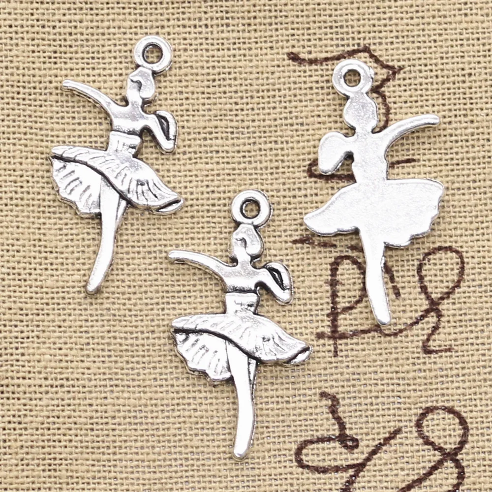 15 шт. подвески для балерины 16 х32 мм|ballet charm|charms jewelry makingmaking pendant |