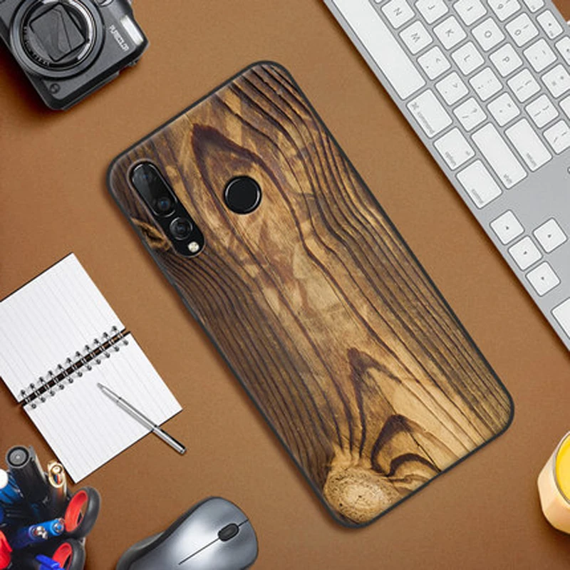 Чехол для Huawei Nova 4 VCE AL00 с деревянным камнем мягкий чехол телефона Nova4 защитный