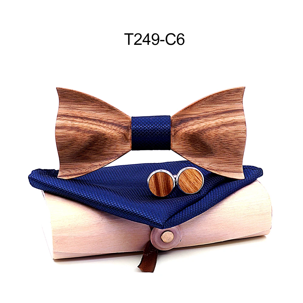 Zebra 3D Wooden Bow Ties for Men Quality men's Wood Bowtie 3D Handmade Butterfly Wood Bow Tie Gravata Silm