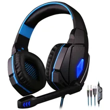 Wholesale Computer Stereo Gaming Headphones Kotion EACH G4000 Best casque Deep Bass Game Earphone Headset with Mic LED Light for PC Gamer