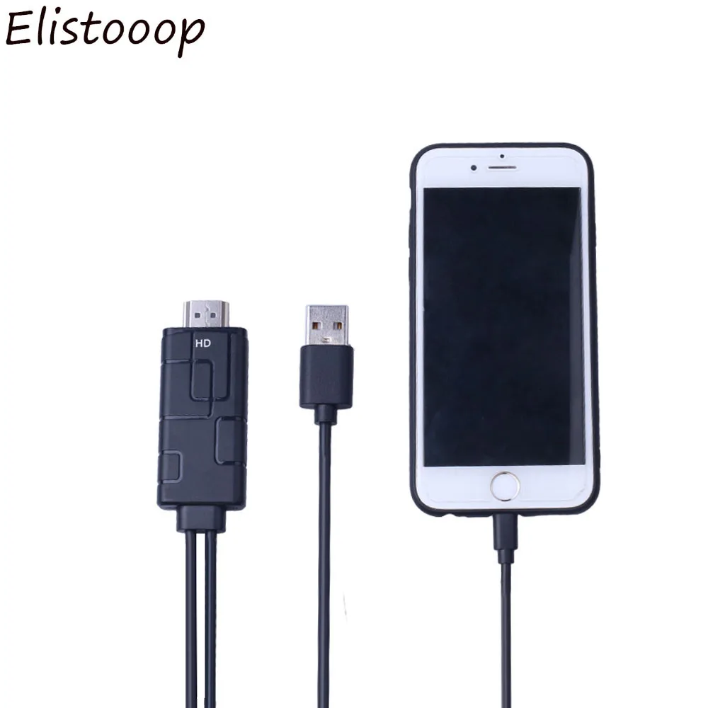 Конвертер HDMI для Apple Lightning/HDMI Кабель адаптер USB TV цифровой AV iPhone X 8 7 6S 5 iPad Pro