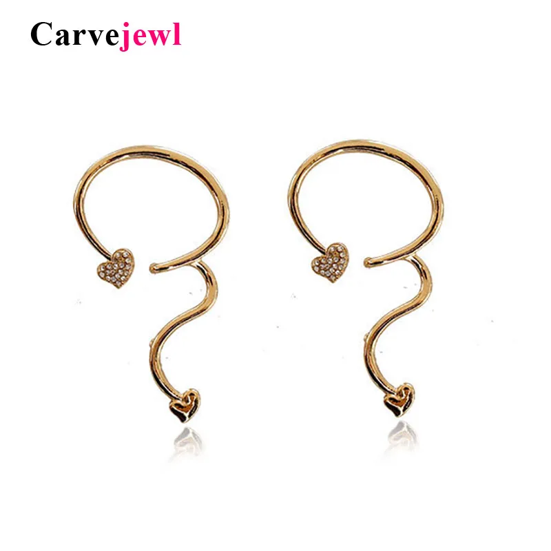 

Carvejewl Hyperbole big stud earrings crystal rhinestone gourd shape unique fashion acrylic pearl earring for women girl jewelry