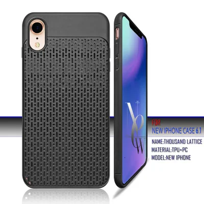 Мягкий ТПУ телефон с противоударной защитой чехол для Apple Iphone XR 6,1 дюймов ультра тонкий силиконовый тонкий чехол для Iphone XS Max - Цвет: black