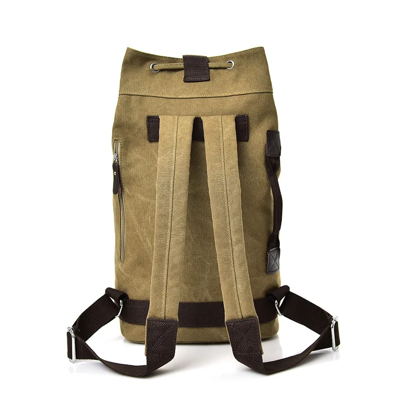 Billig Männlichen Faltbare Leinwand Eimer Rucksack Taktische Militärische Rucksack Reise Wandern Armee Taschen Bergsteigen Schulter Tasche Große XA627WD