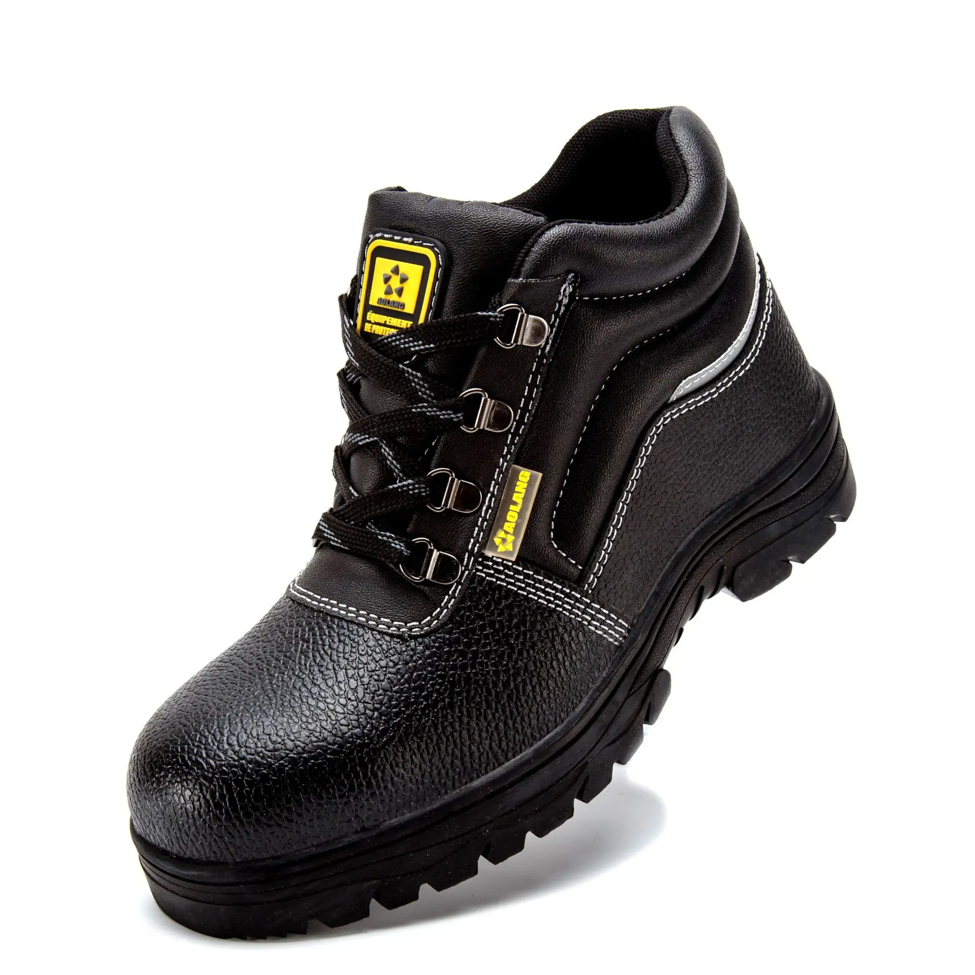 

Genuine Leather Work Safety Boots Waterproof Wear-resistant Anti-static Safety Shoes Outdoor Tactical Military Boots Keep Warm