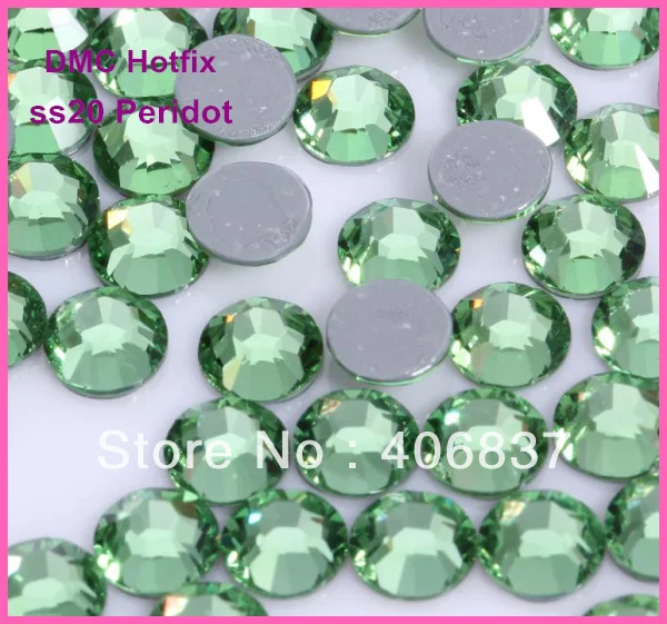 

Free Shipping! 1440pcs/Lot, ss20 (4.8-5.0mm) High Quality DMC Peridot On Rhinestones / Hot fix Rhinestones