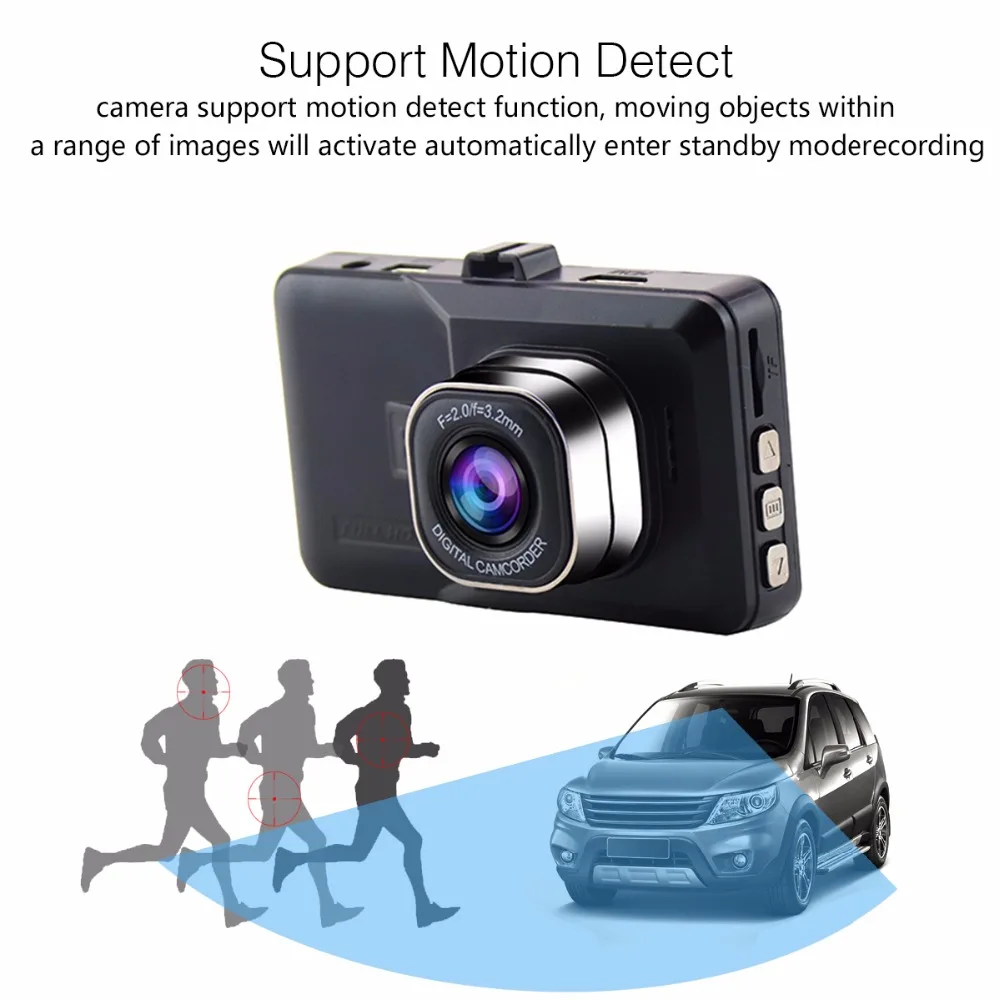 Мини Автомобильный видеорегистратор dash cam FHD 1080 P Автомобильный видеорегистратор детектор движения g-сенсор многоязычный монитор авто камера yi dash cam era