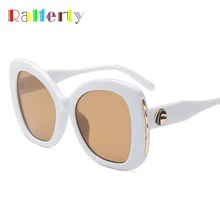 Ralferty Брендовые женские солнцезащитные очки в европейском и американском стиле, роскошные трендовые женские солнцезащитные очки белого цвета, Oculos De Sol Gafas F92147