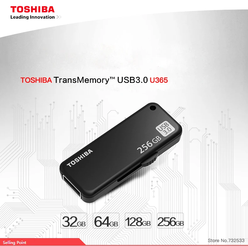 TOSHIBA U365 USB3.0 256 ГБ до 150 МБ/с. USB флеш-накопитель 64Гб 128 ГБ Ёмкость 32GB USB накопители качество карта памяти, Флеш накопитель