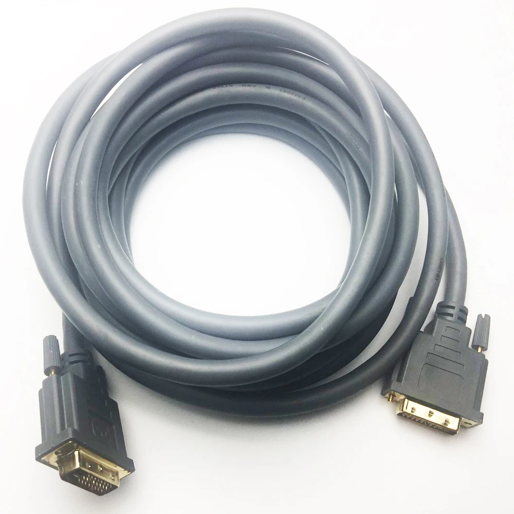 Стандартный двухканальный кабель DVI 5 м 15 футов стандарт 24 + 1 штекер до 2560x1600