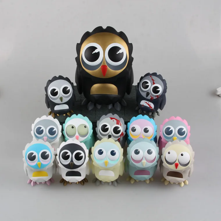 

10cm Lovely Owl Series 12 Cute Animal Style Coarsetoys Omen Figma 3.5" 9.5cm with original box Action Figure