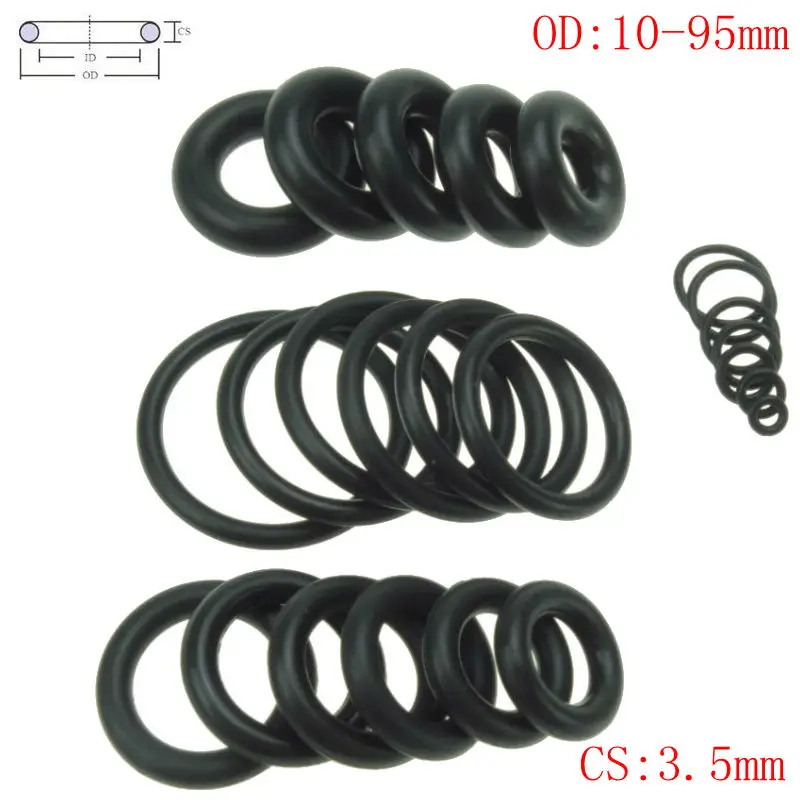 Kopen Goedkoop CS 3.5mm OD10 95mm NBR Rubber O Ring O ...