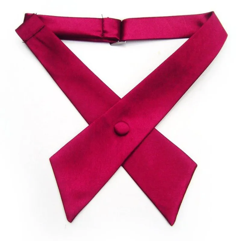 8 цветов, регулируемый крест-накрест галстук для мальчиков и девочек, школьная форма, галстук-бабочка