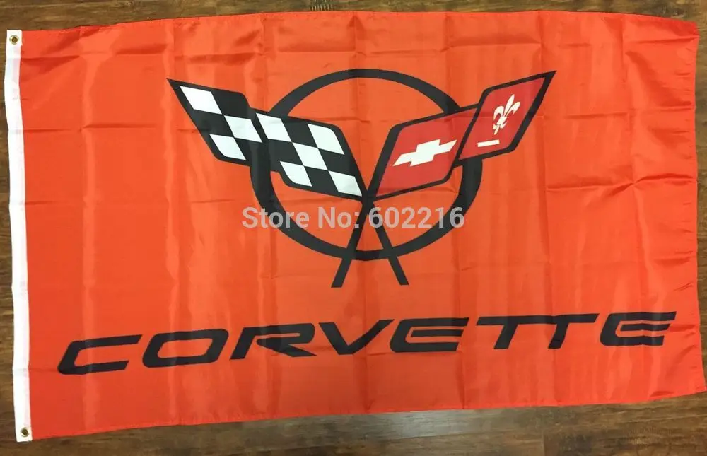 Chevrolet Corvette 3 X 5 Flag Banner Garage Wall Poster Z06 Chevy
