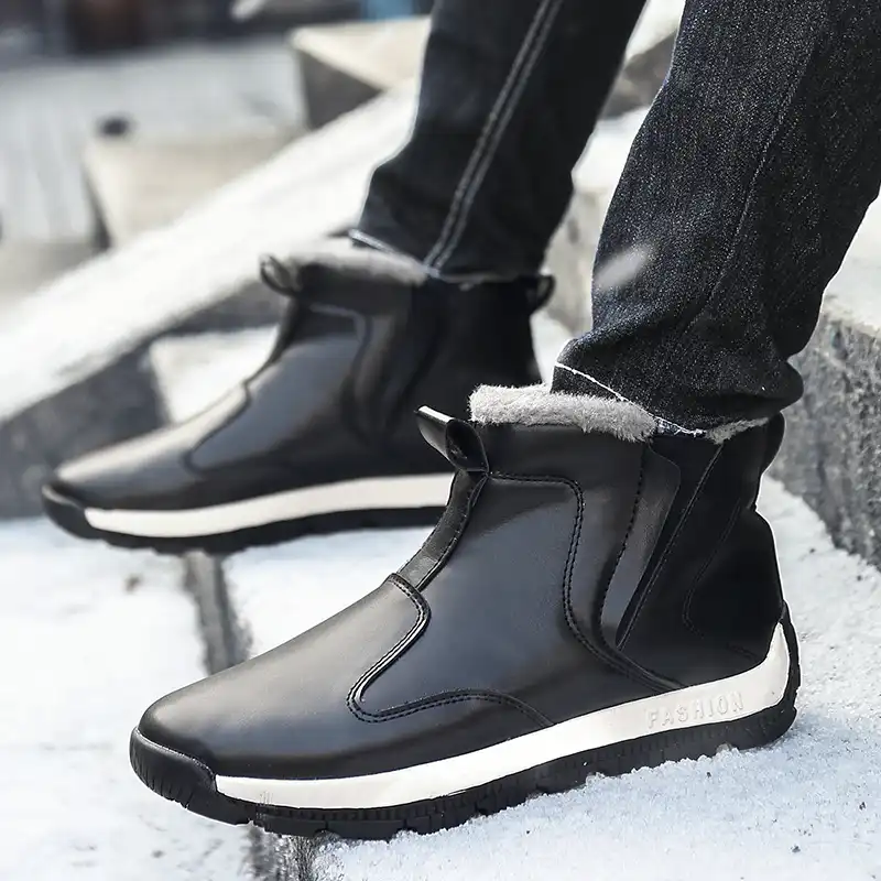 Men Boots Winter Brand Snow Boots Men Warm Comfortable Casual
