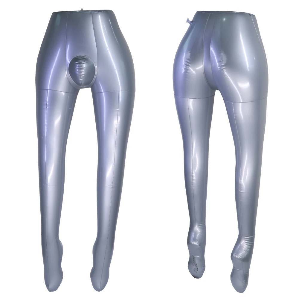 Inflatable Male Leg Torso Model Half Body Mannequin Pants Trousers