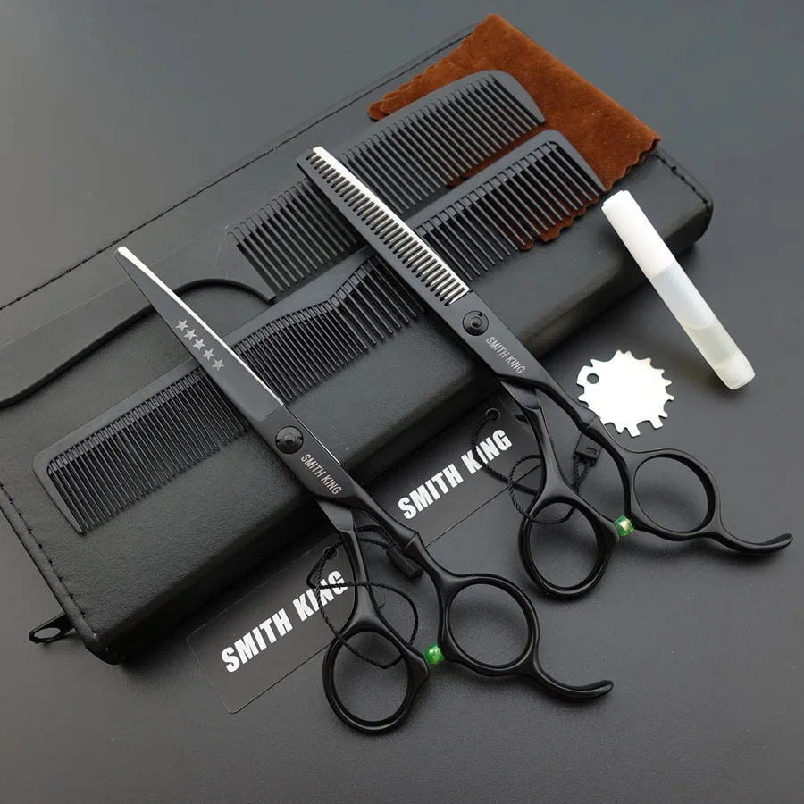Набор профессиональных парикмахерских ножниц, 6 дюймовые ножницы для стрижки и филировочные ножницы/ножницы, профессиональные ножницы для парикмахеров