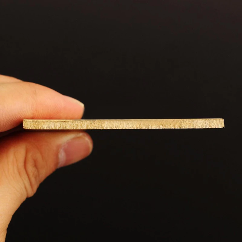 DWZ 1pc Brass Metal Thin Sheet Plate Welding Metalworking Craft DIY Tool 60*100*3mm 