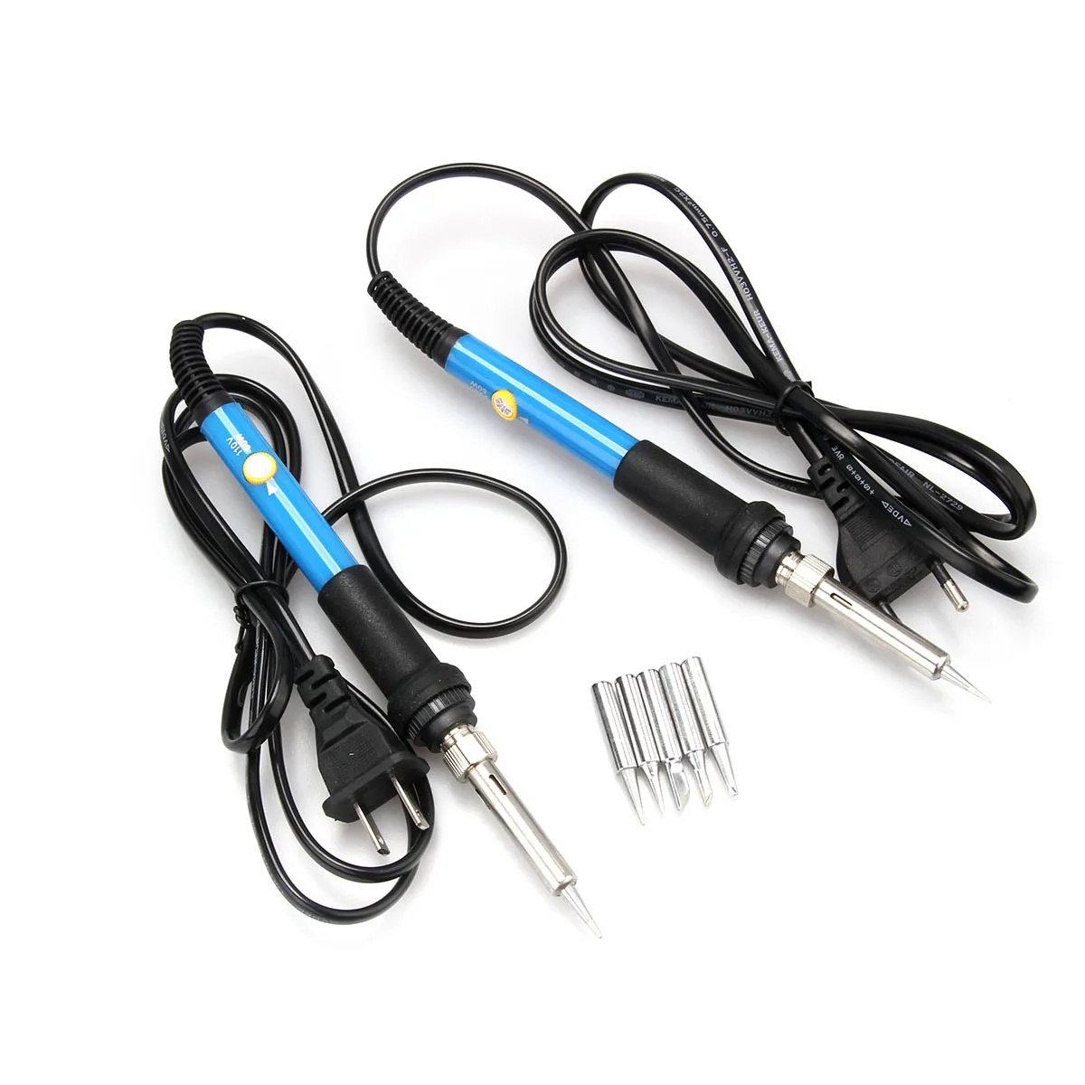 EU/US plug 60 Вт 220 В Регулируемая температура Электрический Сварочный припой паяльник паяльная станция ручка тепловой карандаш набор инструментов