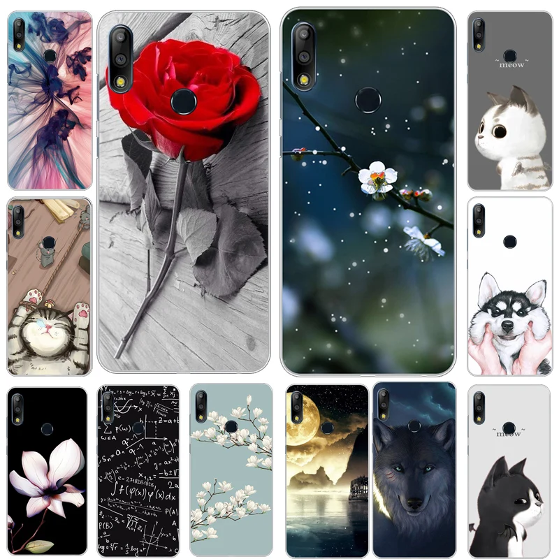 

For Asus Zenfone Max Pro M2 ZB631KL Case Soft Silicone TPU Cartoon Cover For Asus ZB631KL ZB 631KL zenfone max pro M2 Phone Case