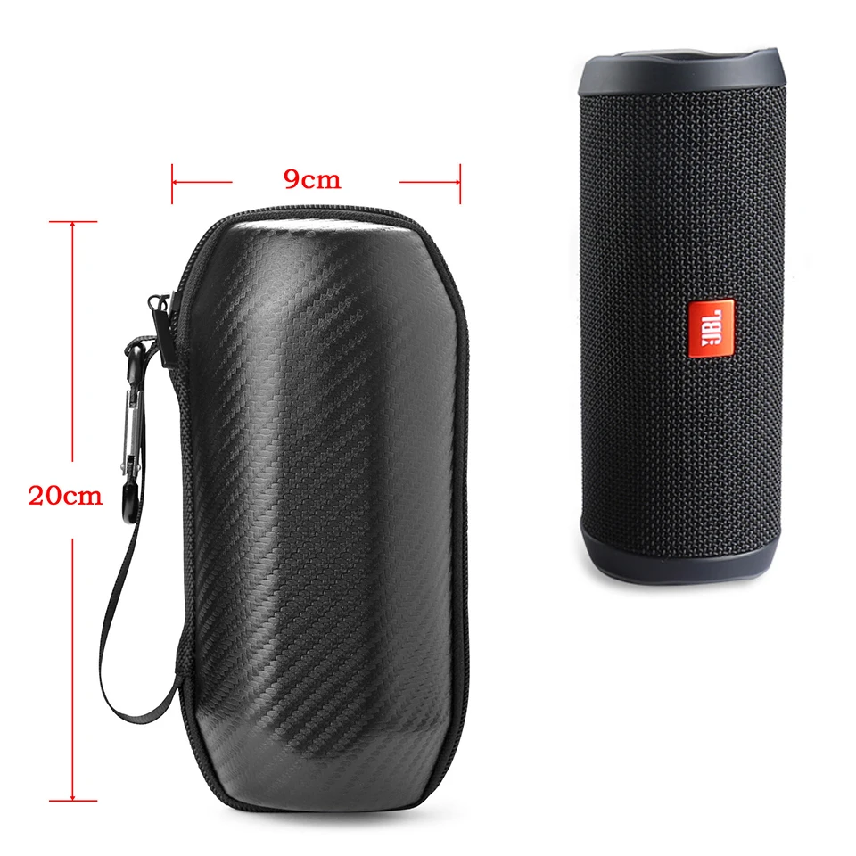 Caixa de Som Bluetooth sem Fio Estojo de Transporte para Viagem para Jbl Resistente com Cinto à Prova de Impacto Bolsa para Ambientes Flip Portátil Externos 4 Eva - Image 6