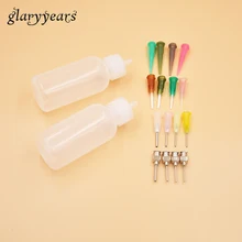 1 Набор хной пасты набор инструментов насадка аппликатор рисунок для татуировки трафарет боди-арт макияж краски пластиковые бутылки и Насадки Советы DIY