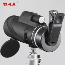 40x60 HD монокулярный телескоп с увеличением полевые очки Портативные телескопы военный Профессиональный охотничий телескоп для просмотра