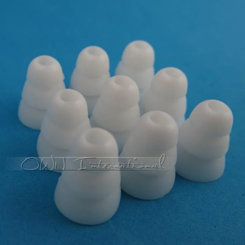 Triple flange earbuds white 0