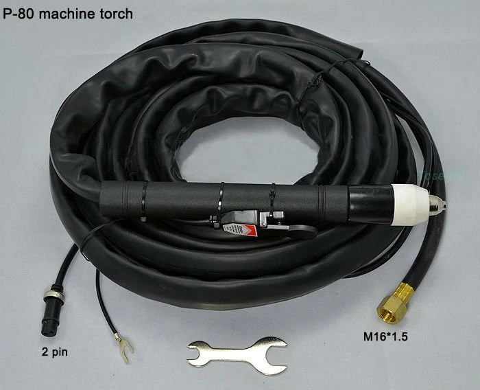

P80 Panasonic Good evaluation intact Air Plasma Cutter Torch Torch cutting energy output 4 Meter& 12 Foot,Pilot Arc Start