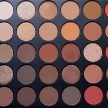 35 цветов Палитра теней 35OS Shimmer 35O Shimmer матовая 35 M матовая Тени для век дымчатый телесного цвета Шелковый гладкий набор теней