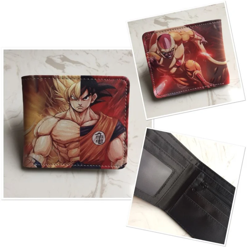 Кошелек детский dragon ball Супер рисунок кошелек dragon ball Z Goku с карманом для монет держатель для карт тонкий